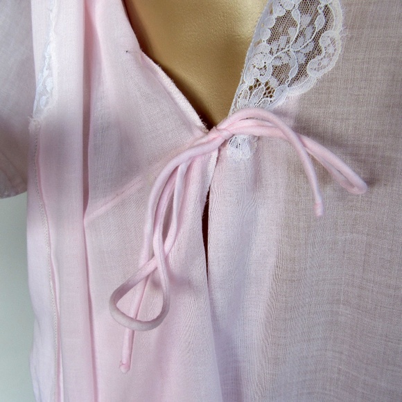 Christian Dior Lingerie Vintage Pink Robe - Picture 4 of 5